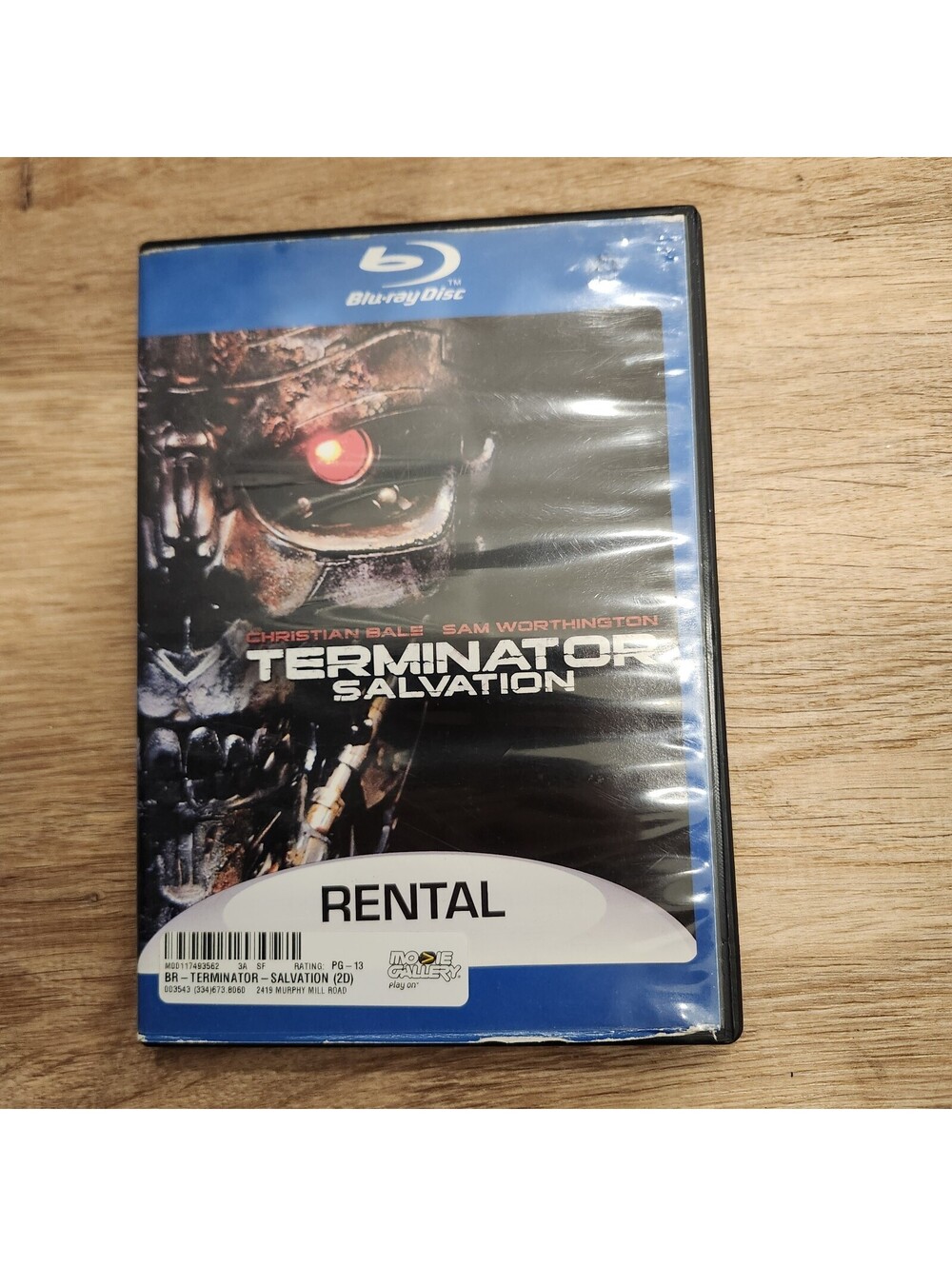 Terminator Salvation (Blu-ray, Rental) VGC